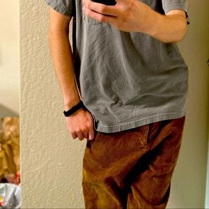 Yves Saint Laurent Sportswear Tan Corduroy Pants